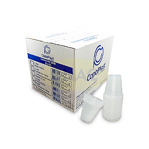 Copo Descartável 500 ml Transparente - Com 50 Un - Copomais - Caixa com 20 Pacotes