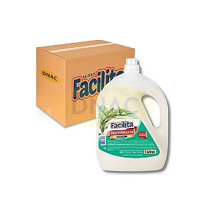 Desinfetante Facilita 5 L - Audax - Pinho Fresh - Caixa com 02 Galões