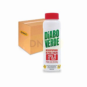 Desentupidor de Pia Granulado 300 g - Diabo Verde - Caixa com 06 Unidades