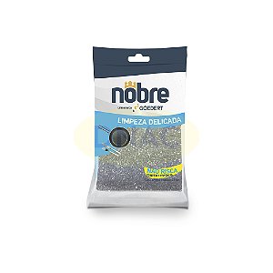Esponja Fibra - Nobre - Limpeza Delicada Não Risca ( 120 mm x 70 mm x 22 mm )