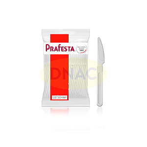 Faca Plástica Master Refeição -  Prafesta 8846 - Com 50 Unidades