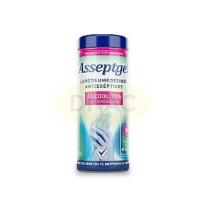 Lenço Umedecido Asseptgel c/ 40 un - Start