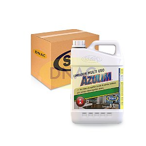 Limpador Multiuso 5 L Azulim - Start - Caixa com 04 Galões