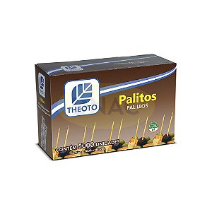Palito Dental - Com 5.000 Un - Theoto
