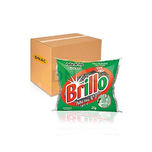 Palha de Aço Nº 0 Brillo - Bombril - Fardo com 20 Un