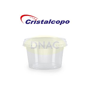 Pote Redondo com Tampa (PP) - Com 25 Un - Cristalcopo