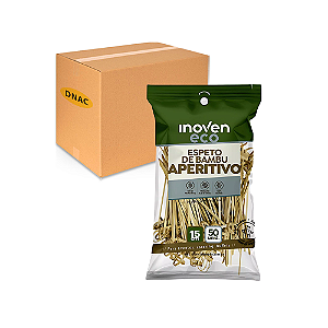 Palito Aperitivo Bambu 15 cm- Com 100 pacotes .- Inoven