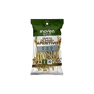 50un Palito Bambu Aperitivo Bambu 9cm Inoven