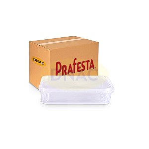 Pote Retangular com Lacre - Prafesta com 10 un - Caixa com 20 Pacotes