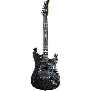 Guitarra Seizi Fun Katana Musashi Midnight Black Sparkle PH c/ Bag