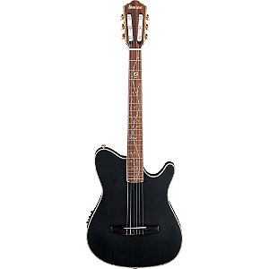 Violão Ibanez TOD10N-TKF Nylon Tim Henson Transparent Black Flat