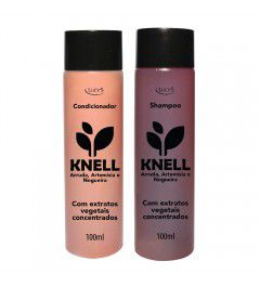 Kit Knell -  Auxilia no tratamento e prevenção contra piolhos e lêndeas.  Shampoo e Condicionador Knell.