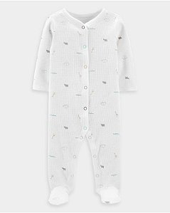 Pijama Carter’s Termal com Pezinho - Animaizinhos