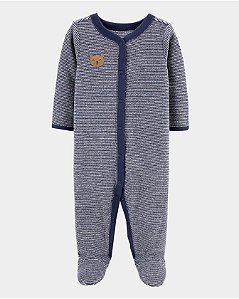 Pijama Carter’s com Pezinho - Striped Bear