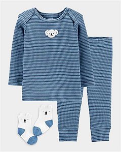 Conjunto Pijama Carter’s 3 Peças - Koala