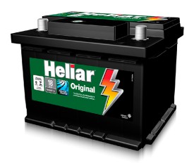 Bateria 60ah Heliar - 2 Anos De Garantia E Assistencia 24h