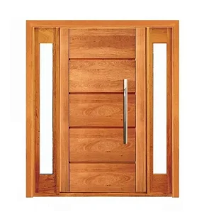 Porta Pivotante Mil Com Visor Lateral Duplo - Madeira Maciça - Angelim