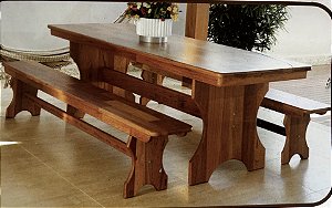 Conjunto Jurema Mesa e 2 Bancos Angelim