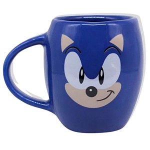 Caneca Oval Sega Sonic 350 ml Porcelana