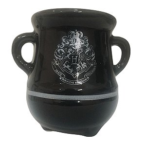 Caneca Caldeirão 3D Harry Potter Poção Prata 350 ml
