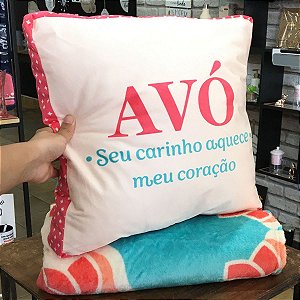 Kit Almofada com Manta Avó