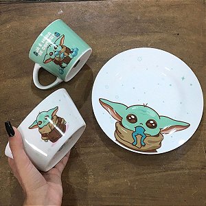 Kit Baby Yoda Breakfast