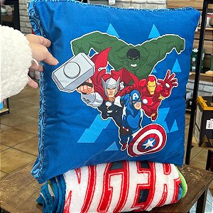 Kit Almofada com Manta Avengers