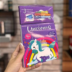 Livro-Kit Mágico Unicórnios de Colorir