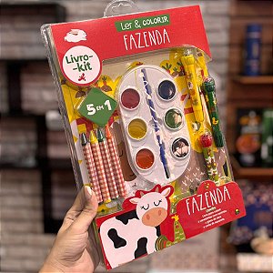 Livro-Kit Ler e Colorir Fazenda