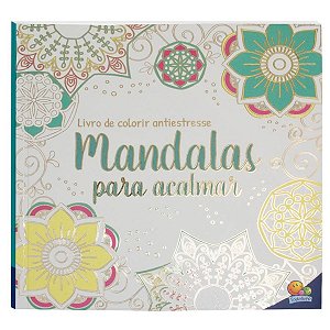Livro de Colorir Antiestresse Mandalas para Acalmar