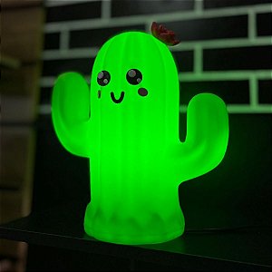Luminária Cacto Kawaii