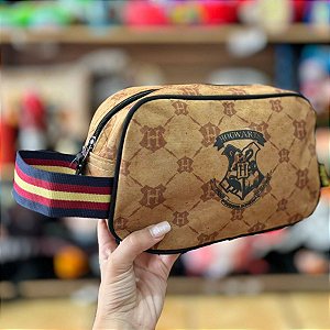Necessaire Harry Potter Hogwarts Marrom
