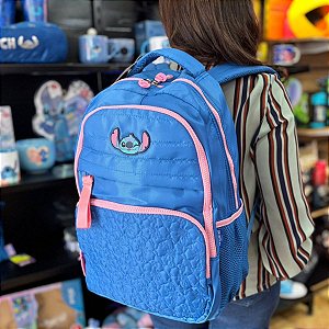 Mochila Stitch Azul Laptop