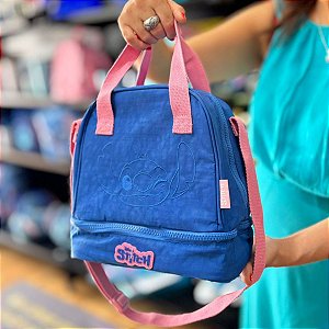 Lancheira Stitch Azul