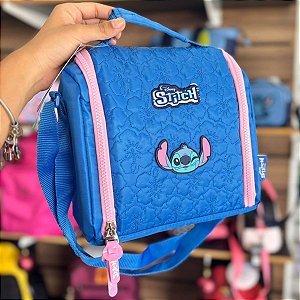 Lancheira Stitch Térmica Azul