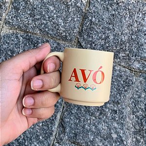 Caneca Avó Seu Amor Aquece Mini Tina