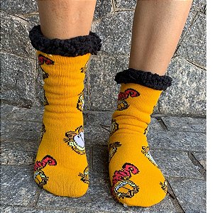 Meia Pantufa Garfield Cozy