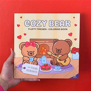 Livro de Colorir Amiguinhos Fofinhos: Urso Aconchegante