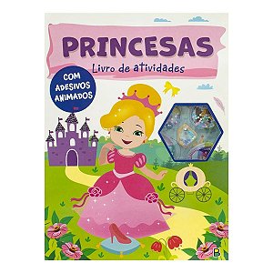 Princesa Adesivos Animados Livro de Atividades