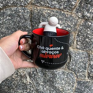 Caneca Chá de Gosto de Você Com Infusor
