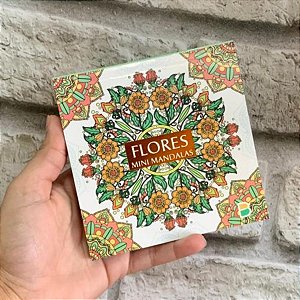 Mini Mandalas Flores Quadrado
