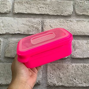 Pote Retangular de 500 ml  - Pink
