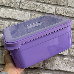 Pote Retangular de 5 Litros  - Lilás