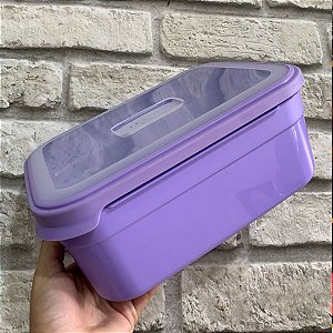 Pote Retangular de 3 Litros  - Lilás
