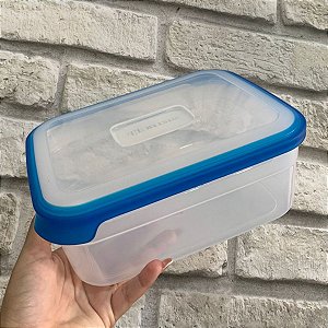Pote Retangular de 2 Litros  - Azul