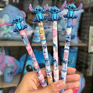 Caneta Stitch 3D Escrita Preta Top