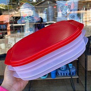 Porta Frios Empilháveis - Vermelho
