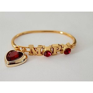 Bracelete Folheado Maria Padilha Coração Umbanda Candomblé