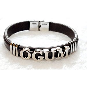 Bracelete Pulseira Masculino Orixá Ogum Umbanda Candomblé