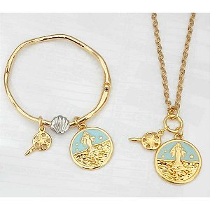 Conjunto Folheado Orixa Iemanja Umbanda Candomblé